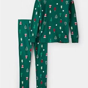 Carter's Green Holiday Pajama Set